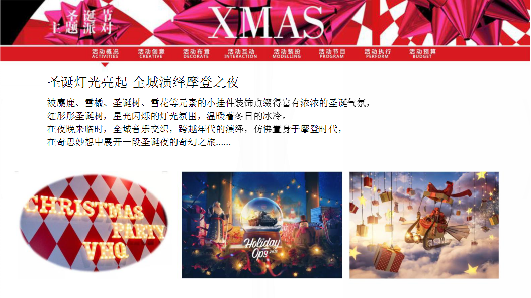 2018&ldquo;摩登圣诞夜&rdquo;圣诞节主题派对活动策划方案【KTV】【节庆策划】.pptx 第3页