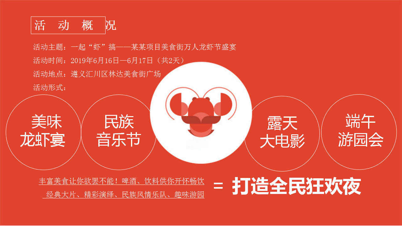 2019地产项目万人小龙虾狂欢节活动策划方案【商业地产】【美食节】.pptx 第2页