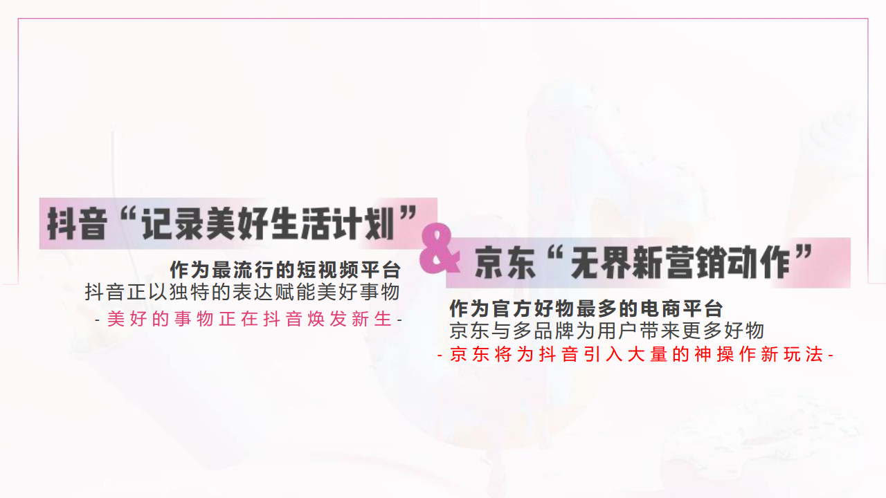 2018京东&ldquo;抖出好物&rdquo;美好生活计划京东+抖音线上线下传播策划方案【电商】【双微一抖】.pdf 第2页