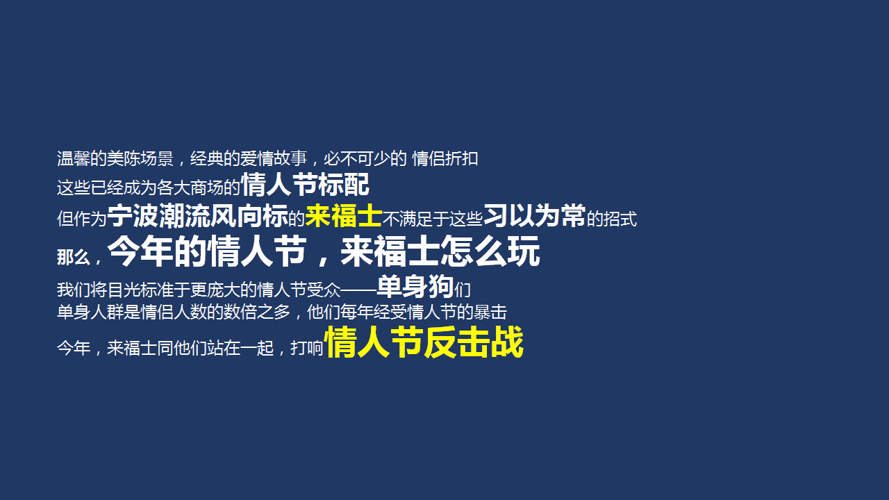 2018商业广场情人节&ldquo;单身狗发泄日&rdquo;特别企划方案【商业地产】【七夕情人节】.pptx 第3页