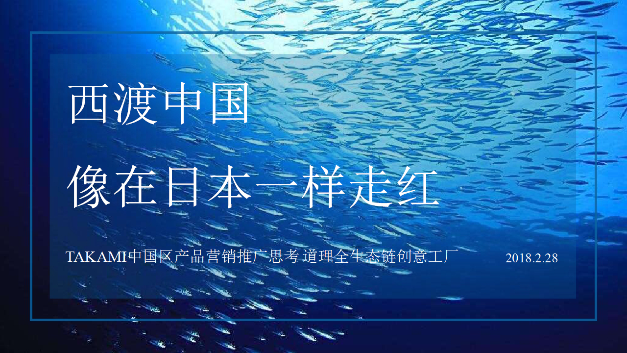 2018TAKAMI中国区产品营销推广方案【护肤】【品牌推广】.pptx 第2页