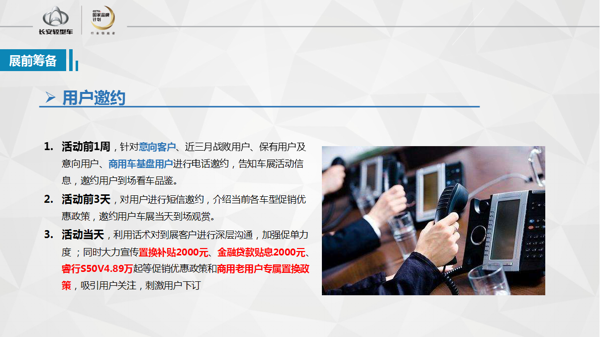 2017长安轻型车区域车展执行手册【汽车】【活动策划】.pptx 第2页