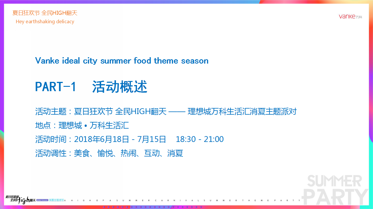 2018理想城万科生活汇消夏主题派对策划案【地产】【活动策划】.pptx 第3页