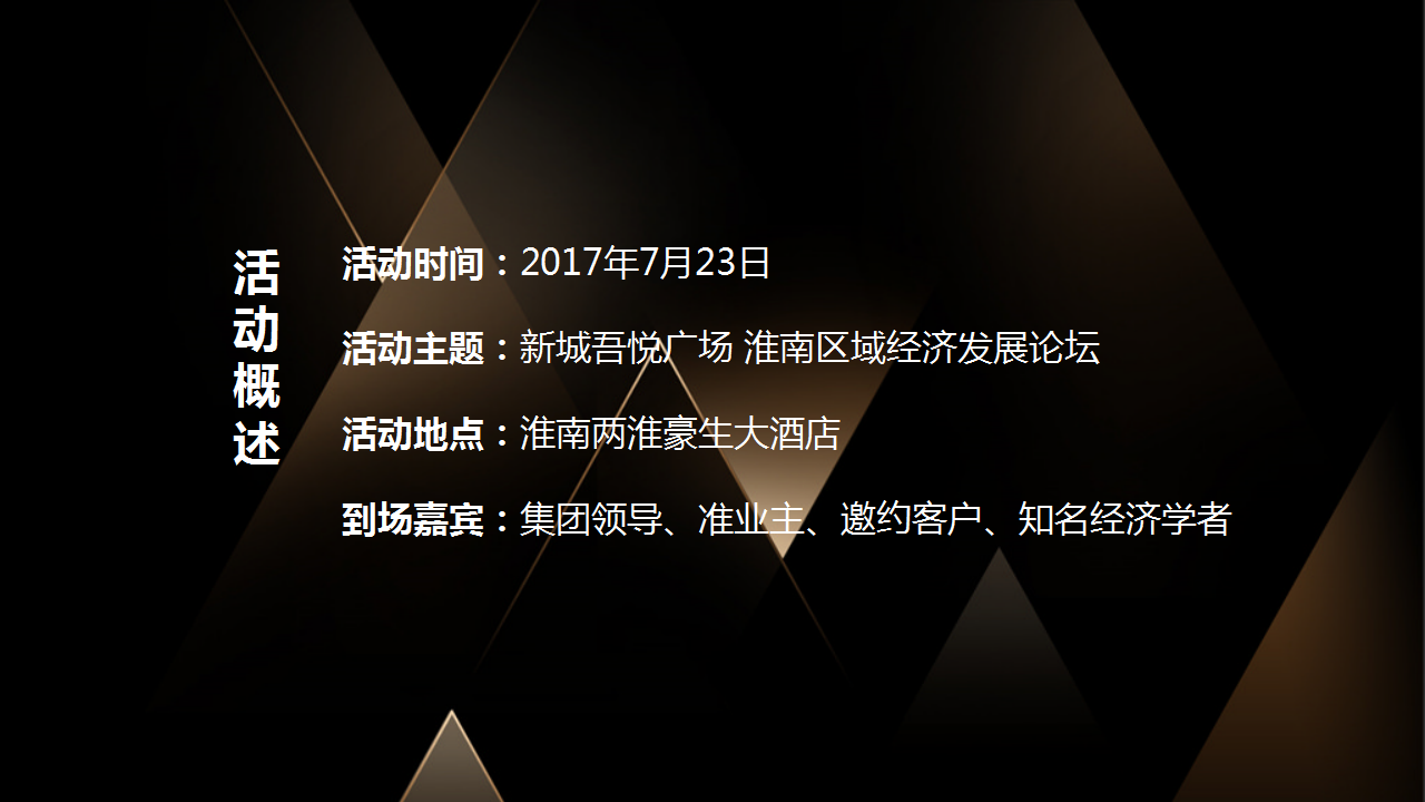 2017新城吾悦广场淮南区域经济发展论坛策划案【商业地产】【活动策划】.pptx 第2页