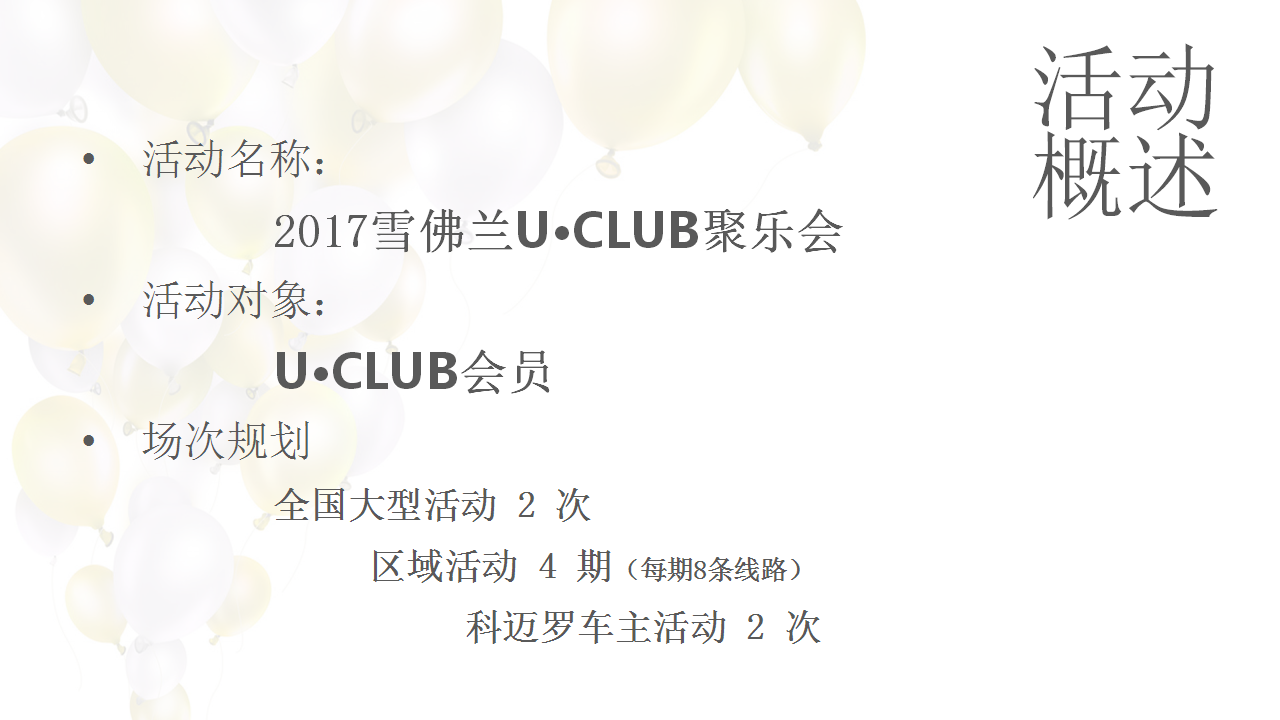 2017雪佛兰U&middot;CLUB聚乐会活动规划案【汽车】【活动策划】.pptx 第3页