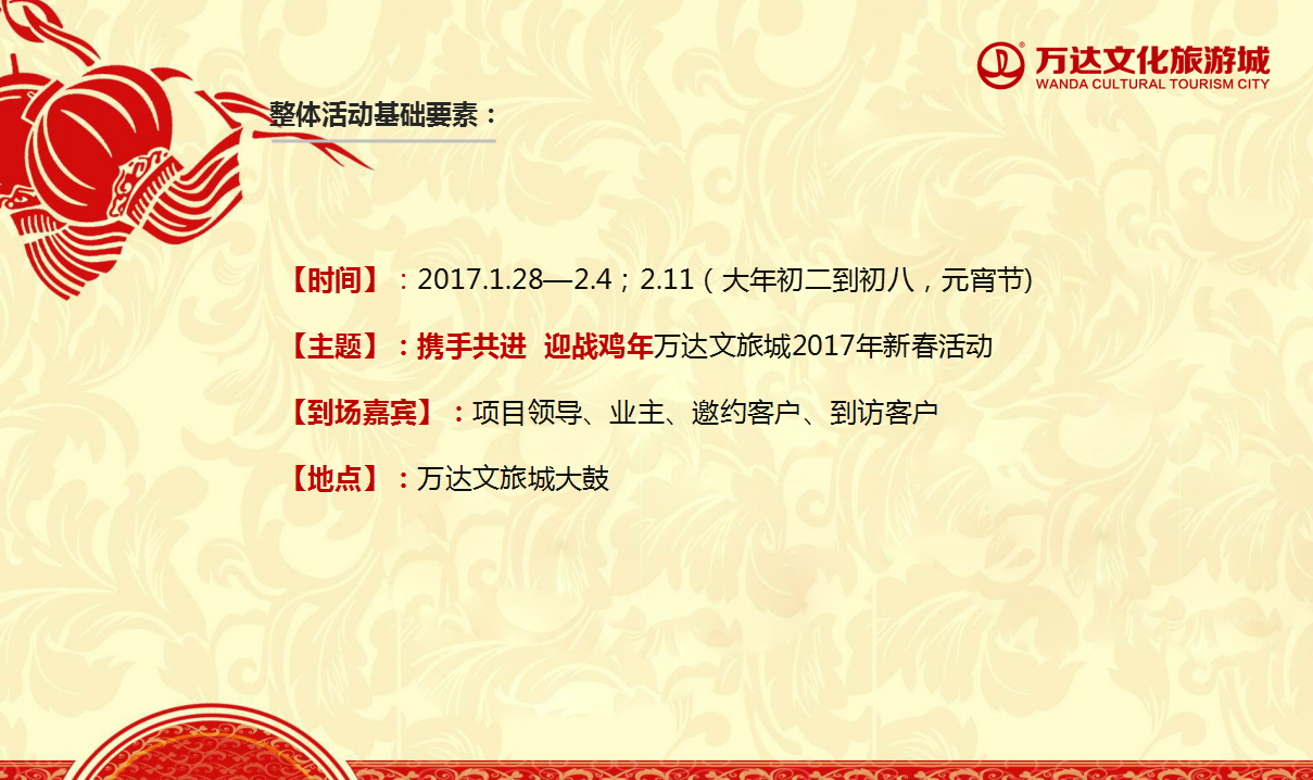 2017合肥万达城新春活动策划案【旅游】【春节】.ppt 第3页