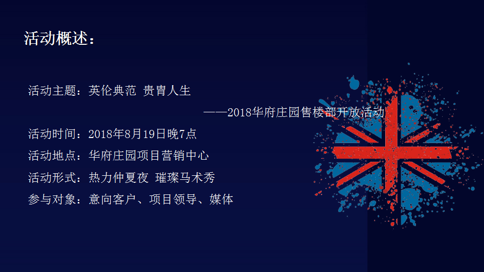2018华府庄园售楼部开放活动方案【开放活动】【地产】.ppt 第3页