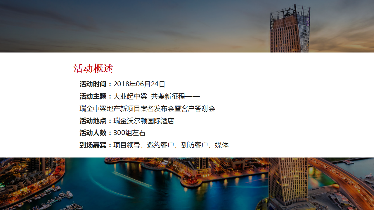 2018瑞金中梁地产新项目案名发布会暨客户答谢会策划案【发布会】【地产】.pptx 第2页
