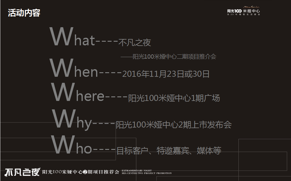 2017阳光100米娅中心2期产品发布会策划案【发布会】【地产】.ppt 第3页