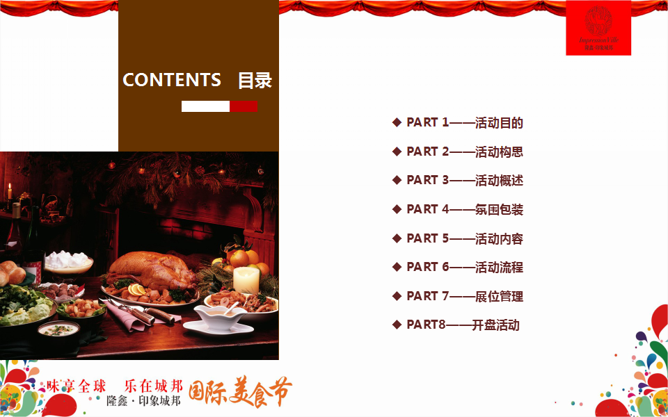 2017隆鑫印象城邦国际美食节策划案【美食节】.ppt 第3页