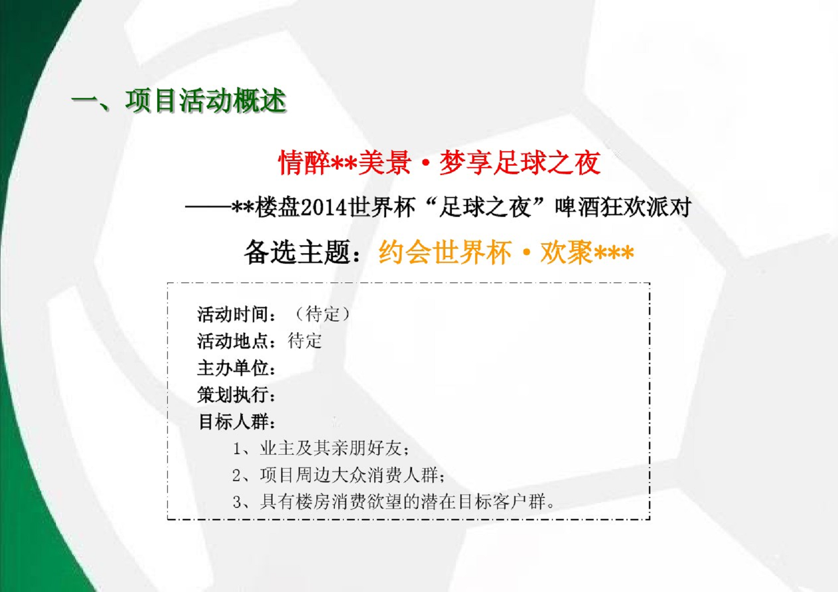 2014&ldquo;梦享足球之夜&rdquo;啤酒狂欢活动方案【足球】.pdf 第2页