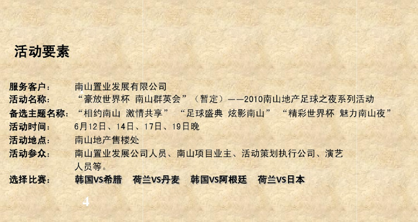 2010豪放世界杯-南山群英会-足球之夜活动方案【足球】.pdf 第2页