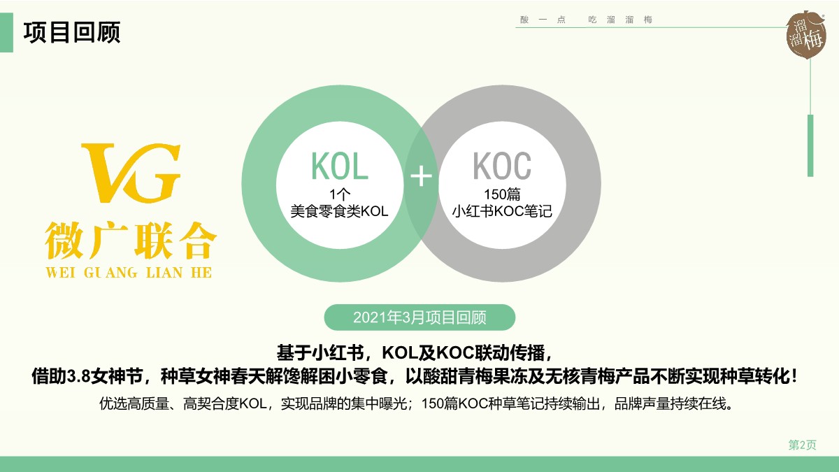 2021溜溜梅小红书KOL+KOC投放结案【种草带货】【社交媒体营销】【快消零售】 第2页