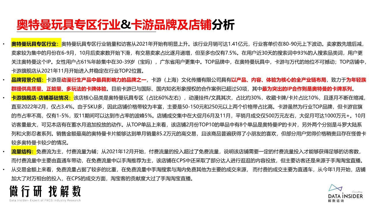 奥特曼玩具行业分析【品牌分析】【品牌案例】 第3页