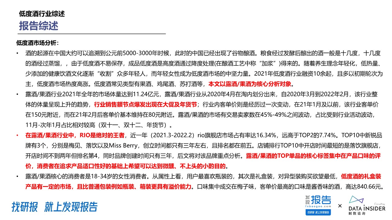 低度酒行业分析【品牌分析】【营销方案】【解数】 第2页