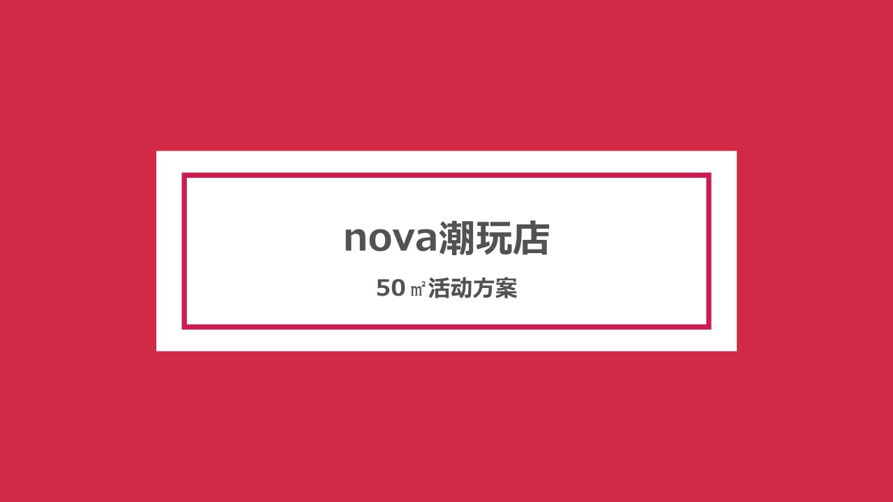 Nova潮玩店活动方案 第3页
