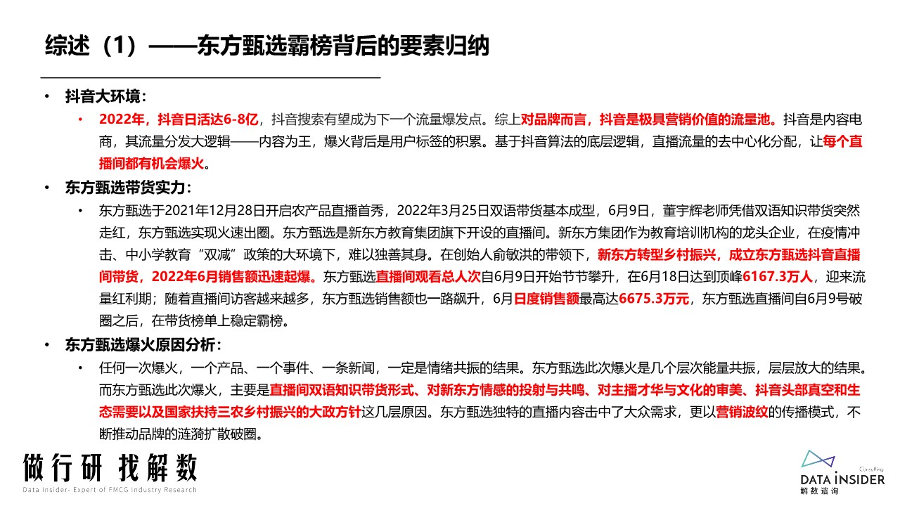 东方甄选抖播数据调研和拆解【品牌分析】【营销分析】 第3页