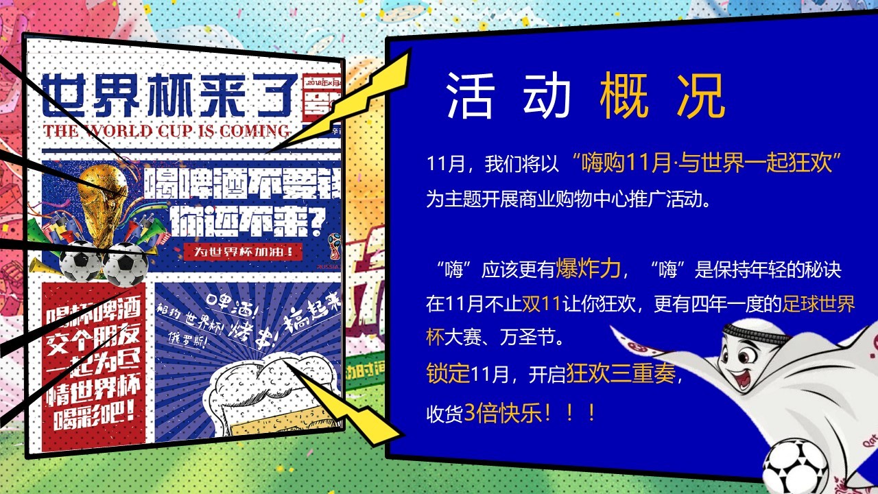 2022商业购物中心11月月度营销推广活动策划方案【双十一】【世界杯】 第2页
