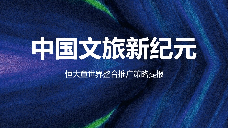 恒大童世界整合推广策略 第2页