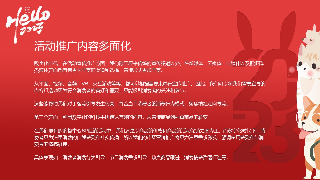 2023某购物中心兔年花点时间一起跨年72小时不闭店活动策划【春节】 第3页