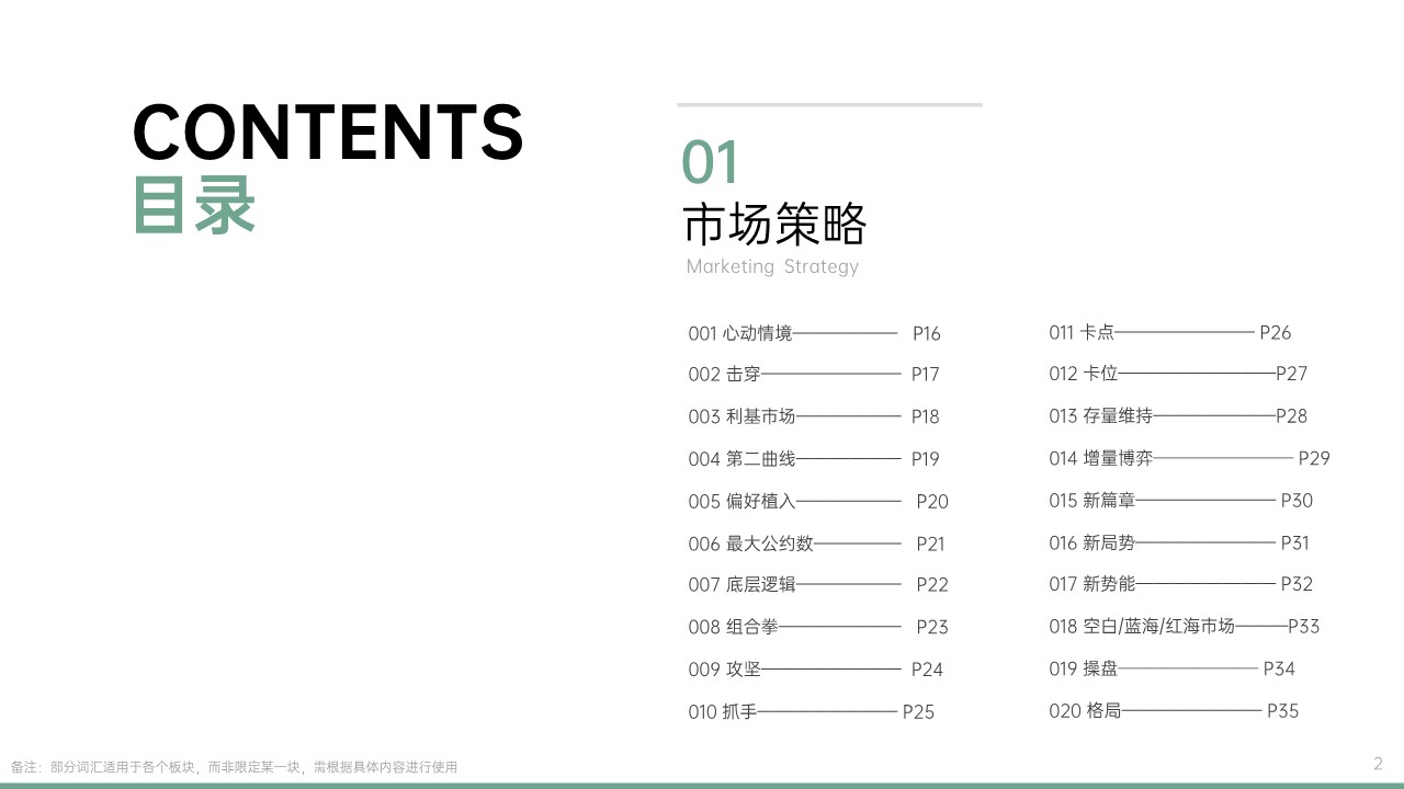 策略词汇汇总及解析应用说明【营销干货】 第2页