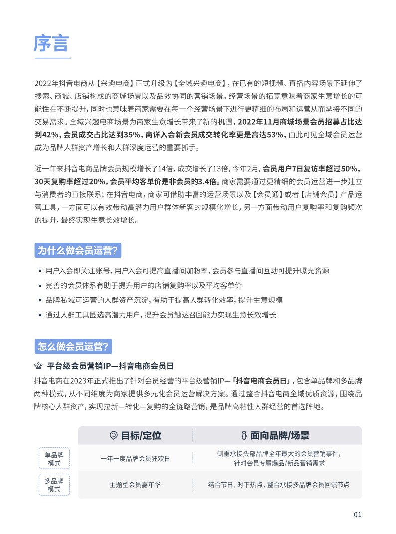 抖音2023专题案例集-Vol.1 会员营销方案 第3页