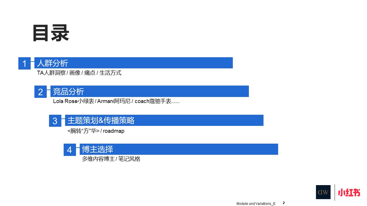 时尚腕表复古小方糖小红书媒介方案 第2页