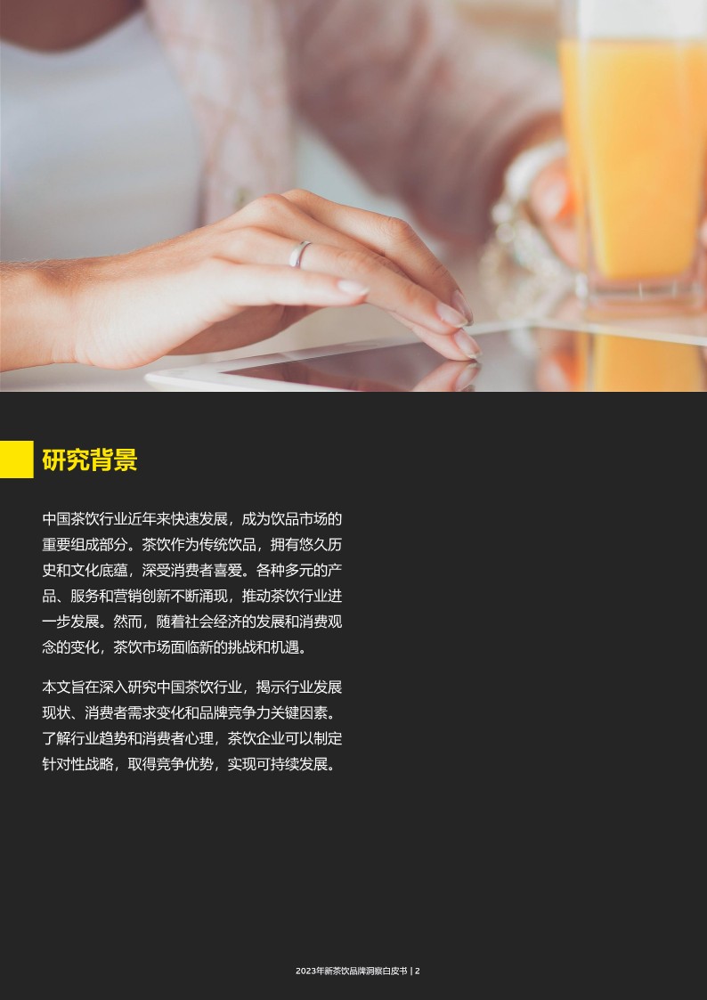 2023年新茶饮品牌洞察白皮书 第2页