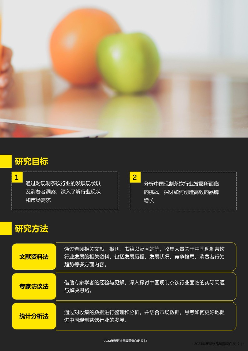 2023年新茶饮品牌洞察白皮书 第3页