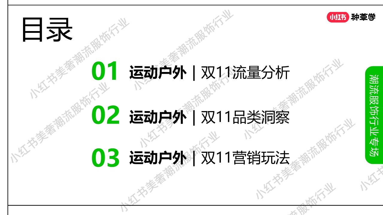 服饰潮流行业运动户外赛道双11营销指南 第3页
