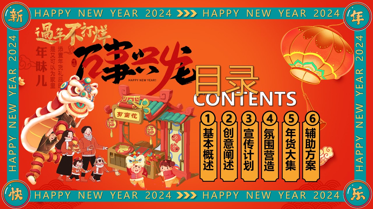 2024龙行龘龘大吉大利逛大街过新年年货节活动策划案【春节活动】 第2页