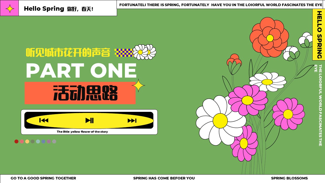 2024听见城市花开的声音三月份春季主题活动策划方案【春季活动】 第3页