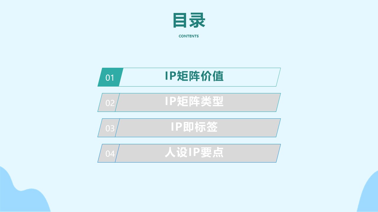 私域人设IP矩阵搭建思路	 第2页