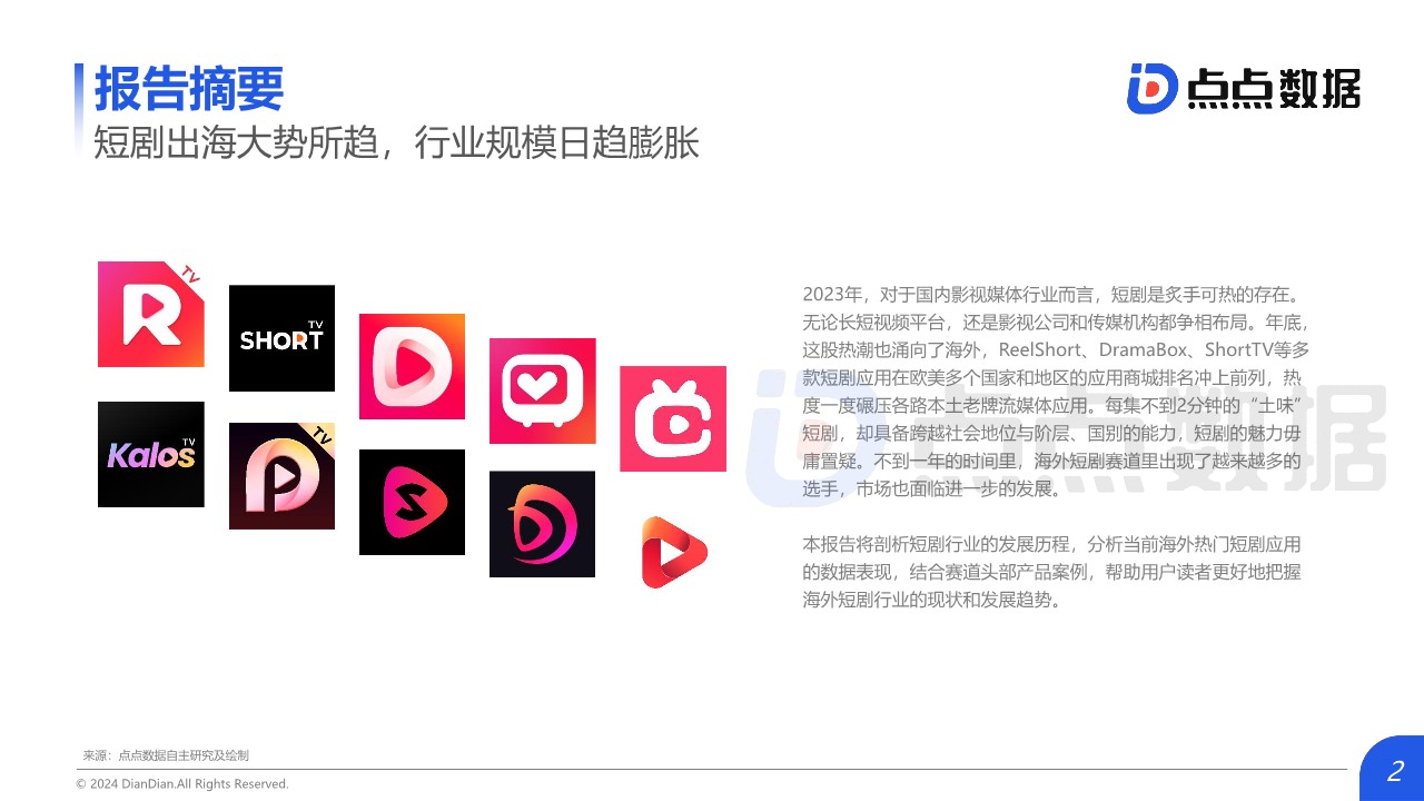 2024年Q1海外热门短剧应用趋势洞察报告-点点数据x广大大 第2页