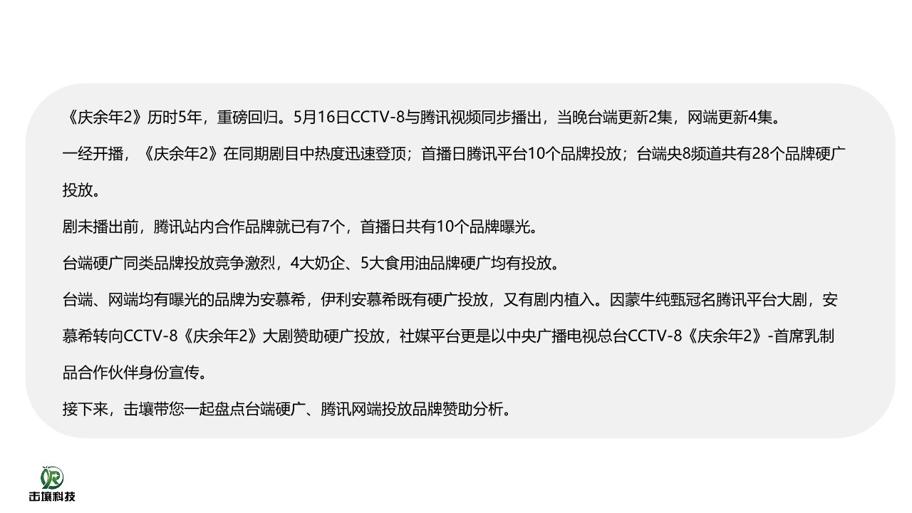 《庆余年2》首播品牌赞助分析报告【品牌营销】【品牌广告】 第2页