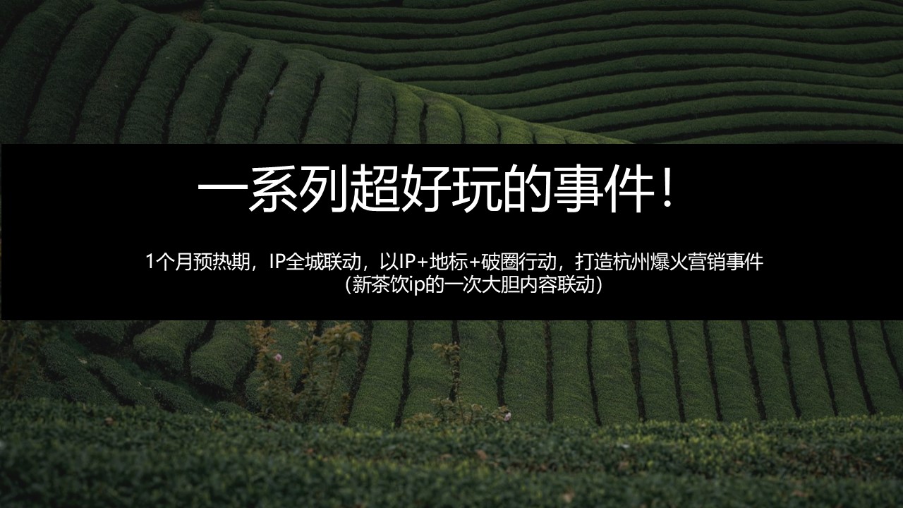 茶文化节集市市集活动策划方案 第3页