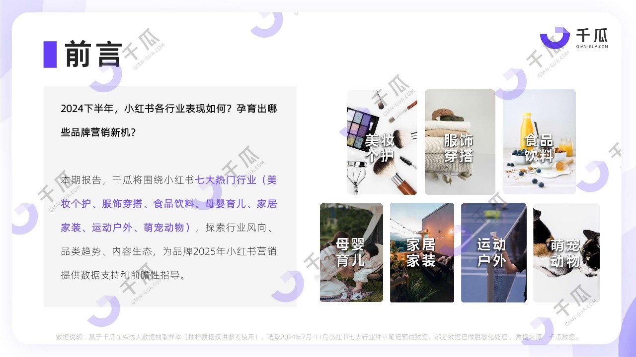 千瓜2024年下半年小红书热门行业简报 第2页