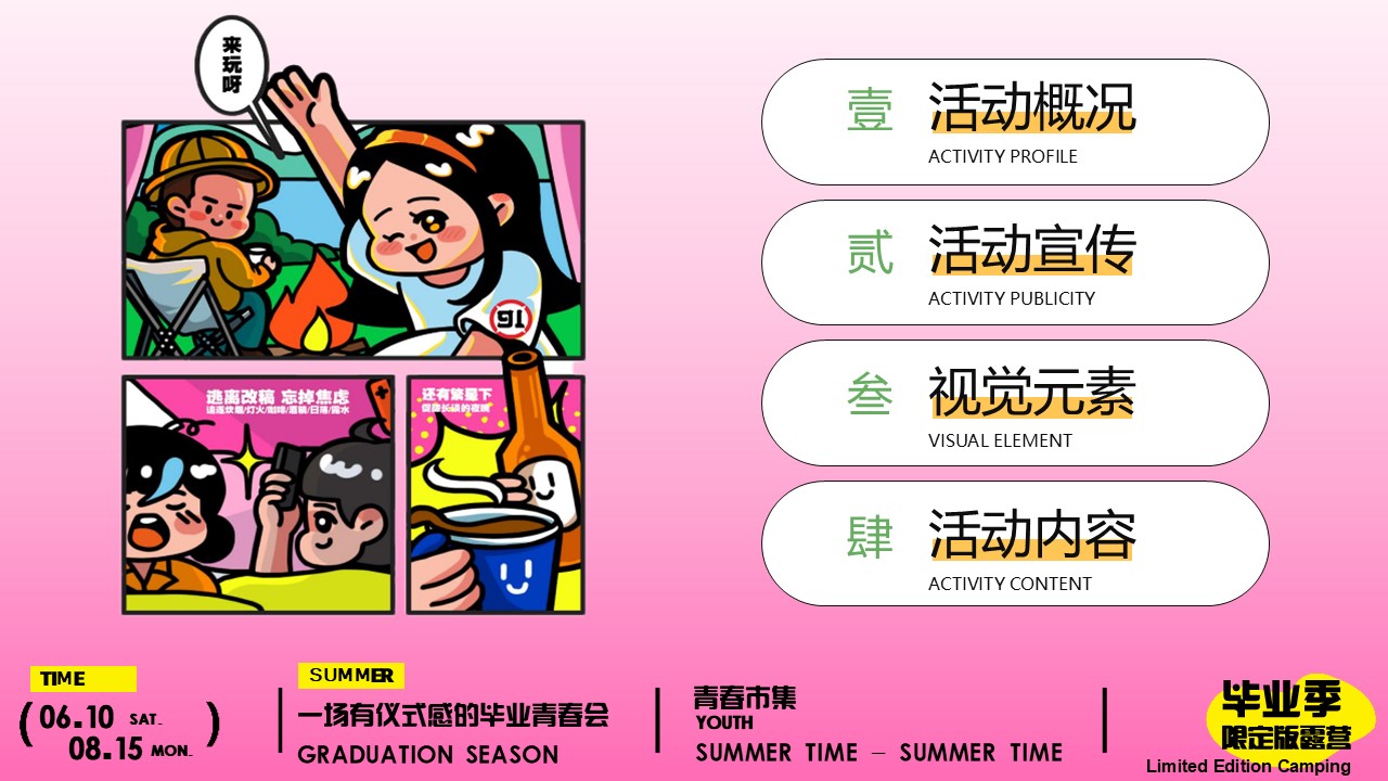 2025毕业季夏日露营晚会活动策划方案 第2页