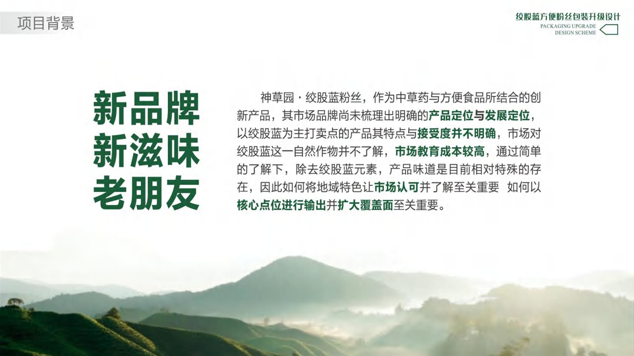绞股蓝方便粉丝包装升级设计方案 第2页