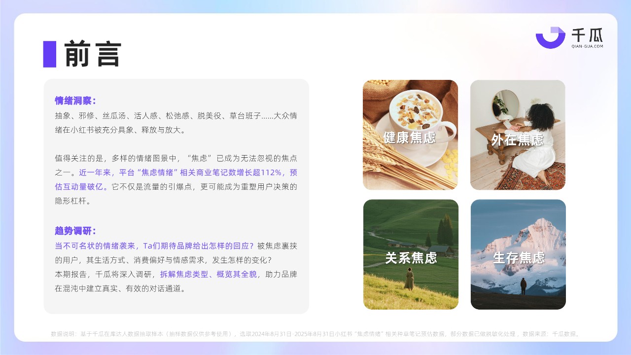 2025「焦虑情绪」内容洞察数据报告（小红书平台） 第2页