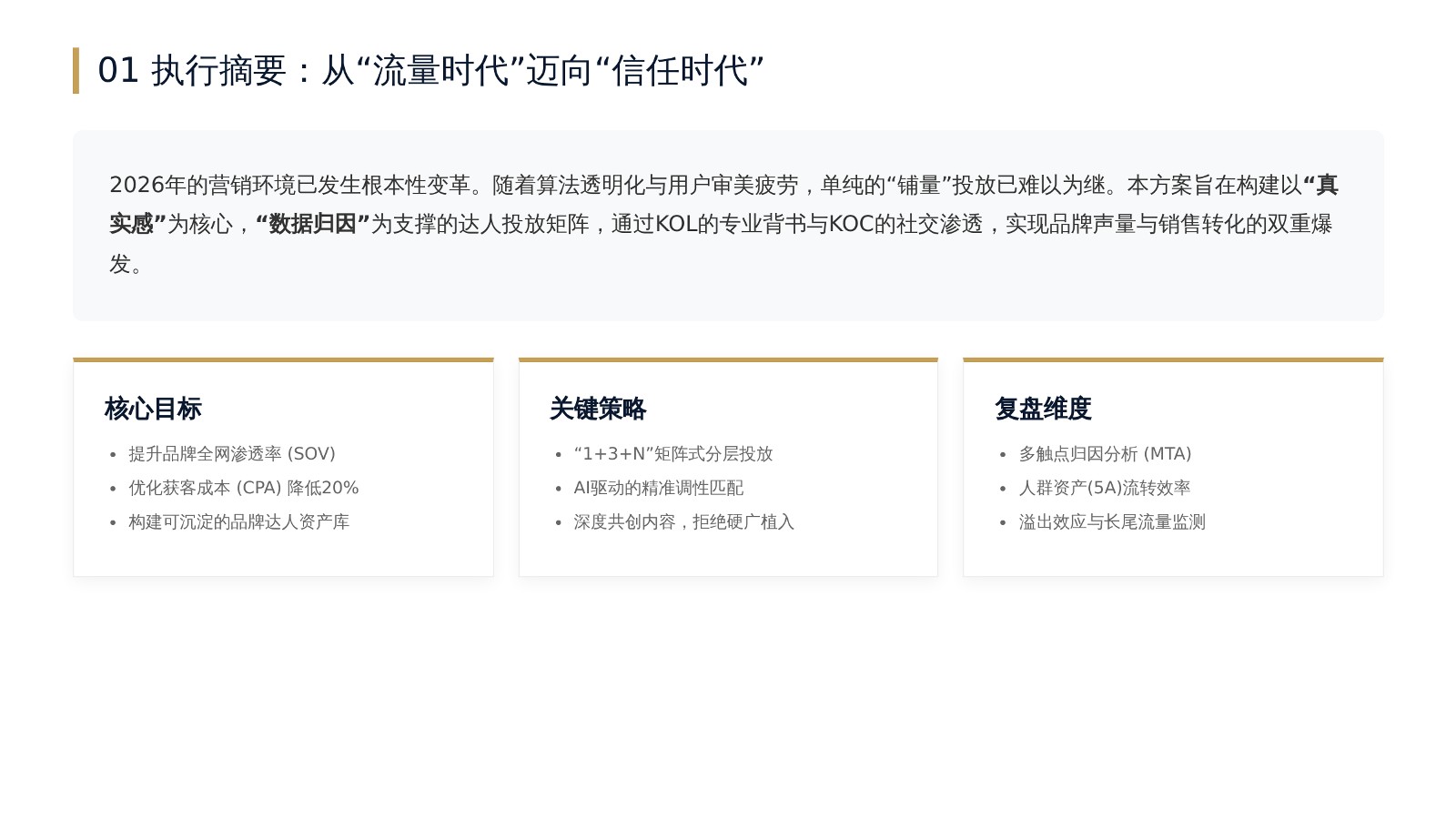 2026品牌 KOLKOC 矩阵投放与效果复盘方案 第3页