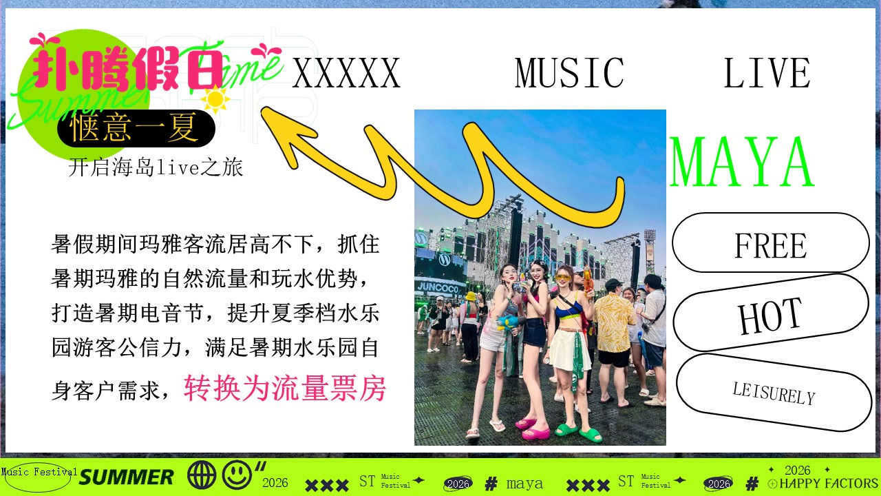 2026夏季海滩水上公园电音节&rdquo;扑腾假日&ldquo;活动方案【夏季活动】【音乐节】 第2页