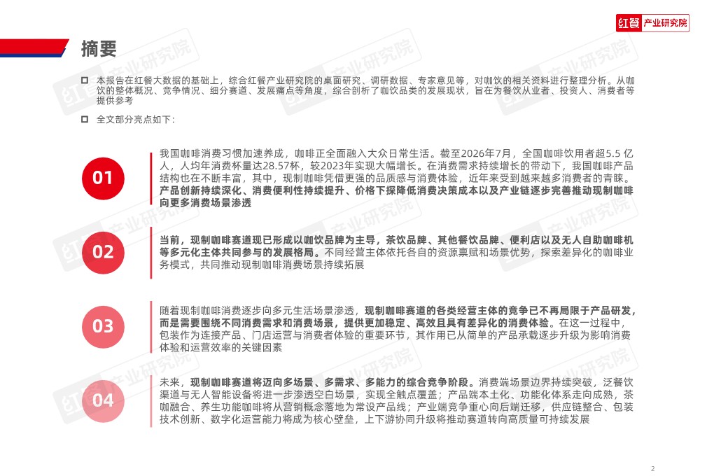 咖饮品类发展报告2026 第2页