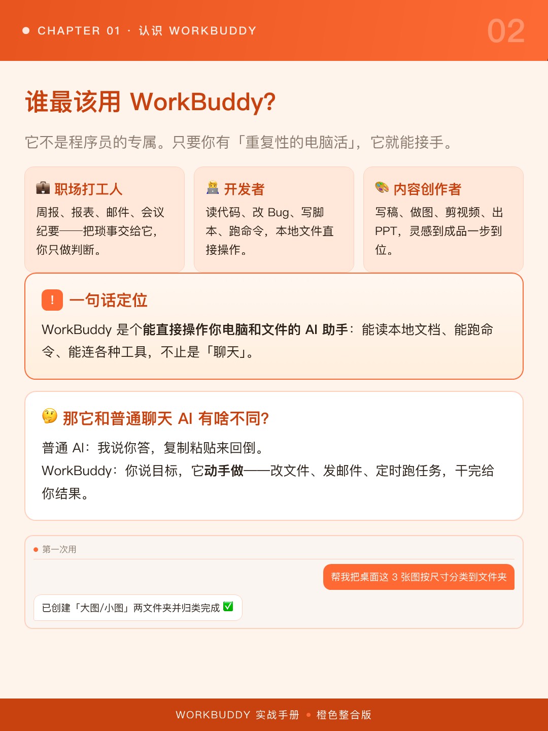 WorkBuddy实战手册：从功能认识到17个可复制的实战案例 第2页