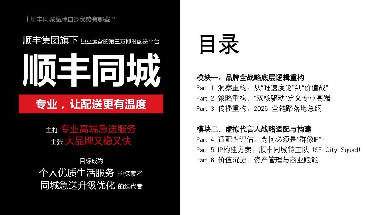 顺丰同城即时配送品牌战略升级方案【品牌推广】 第2页